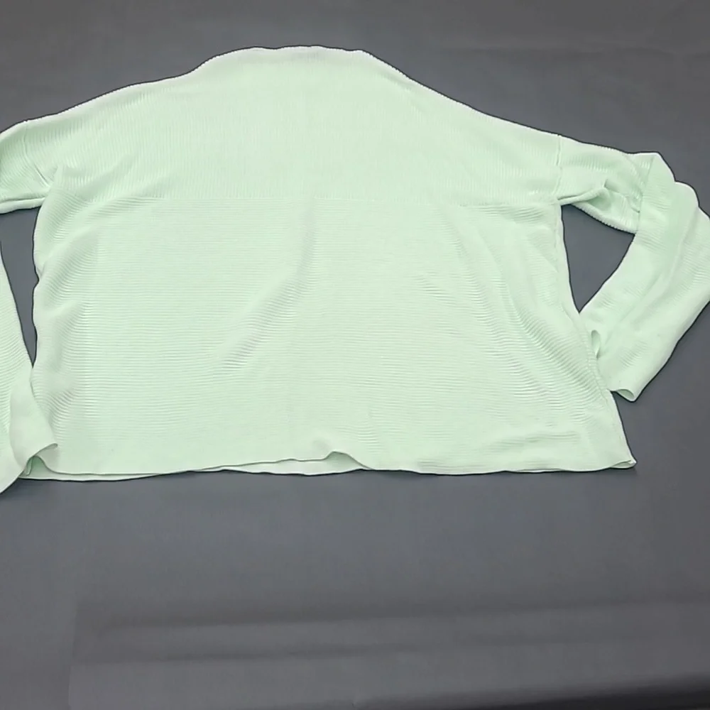 Eileen Fisher Seafoam Green Lightweight Ribbed Sweater S